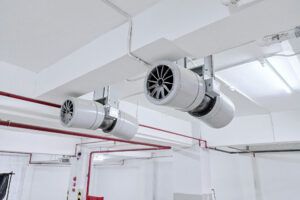 Mechanical engineering services by PT Ikanindo Rekatama Cipta, including HVAC systems, plumbing, telecommunication installations, and technical services to ensure safe, efficient building operations in Indonesia.